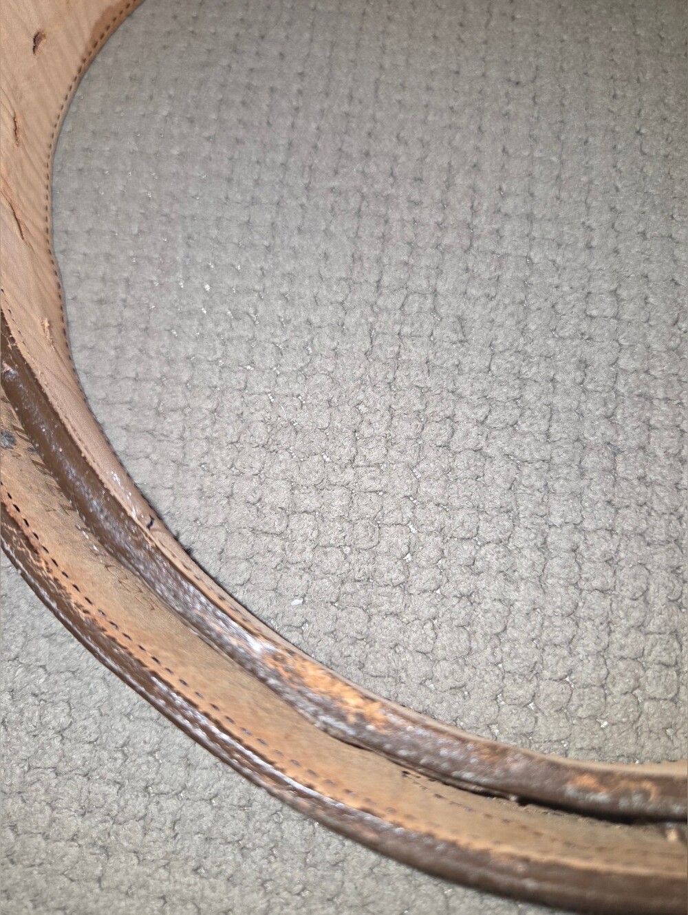Vintage 3-D Belt Leather Belt Brown Full Grain Cowhide Western Made USA Size 42 - Picture 11 of 16